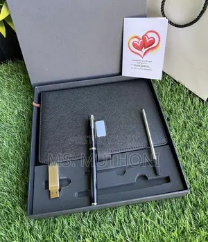 Personalized Leather Journal Gift Set*