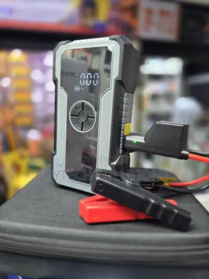 Professional 3-in-1 Car Jump Starter + Digital Air Pump Emergency Kit
