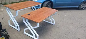 J1 Modern Style Table Metallic Office Table