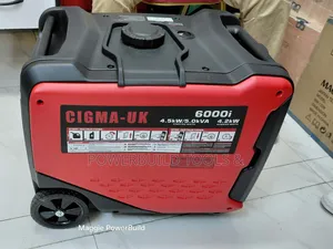 Cigma-Uk 6000i Silent Petrol Inverter Generator 4.5kw/5kva