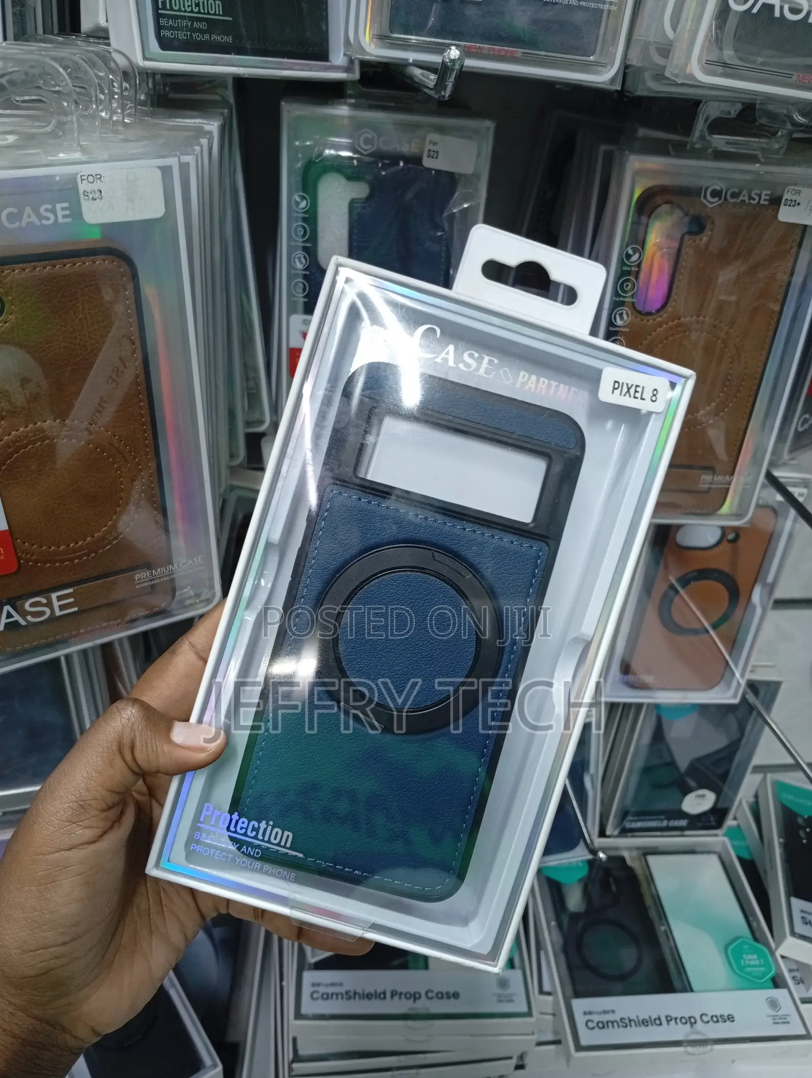 Google Pixel 8 Case With a Built-in Magnetic Ring Holder