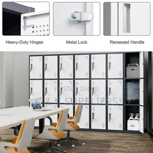 Metallic 9 Locker Cabinet.