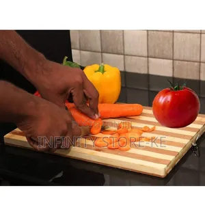 Wooden Chopping Board for Kitchen With Steel Hanging Ring |