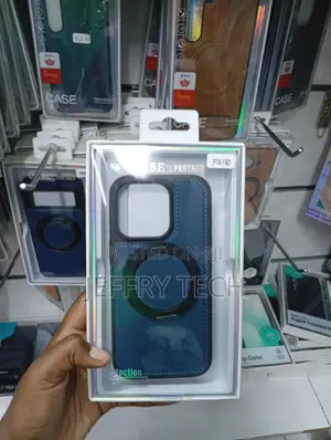 iPhone 16 Pro Blue Slip-Resistant Grip Case