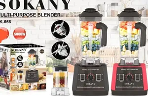 *Sokany Multi-Purpose Blender (Sk-666) High-Power Commercial Blender