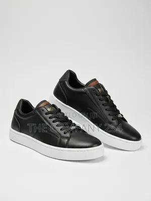 Quality Casual Leather Boss Shoes With Rubber Soles