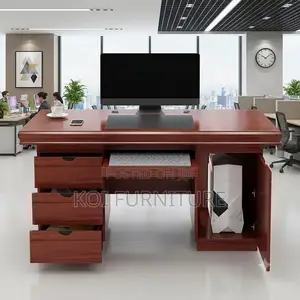 Office Desk; 1.4 Meters Executive Directors Home Office Mahogany Desk