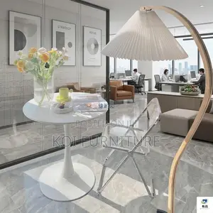 Coffee Table; Round Edge Marble Coffee Table