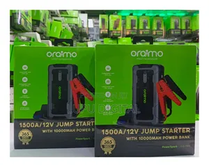 Oraimo Power Spark 1500a 12v Car Jump Starter With 10,000mah Powerbank
