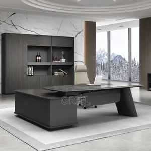 Office Desk : Executive 1800mm L-Shaped Office Desk