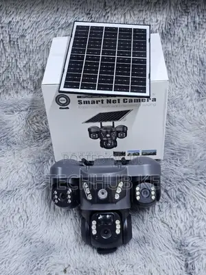 Outdoor Three Lens Wifi Solar Camera PTZ 360° Wireless Solar CCTV Wifi