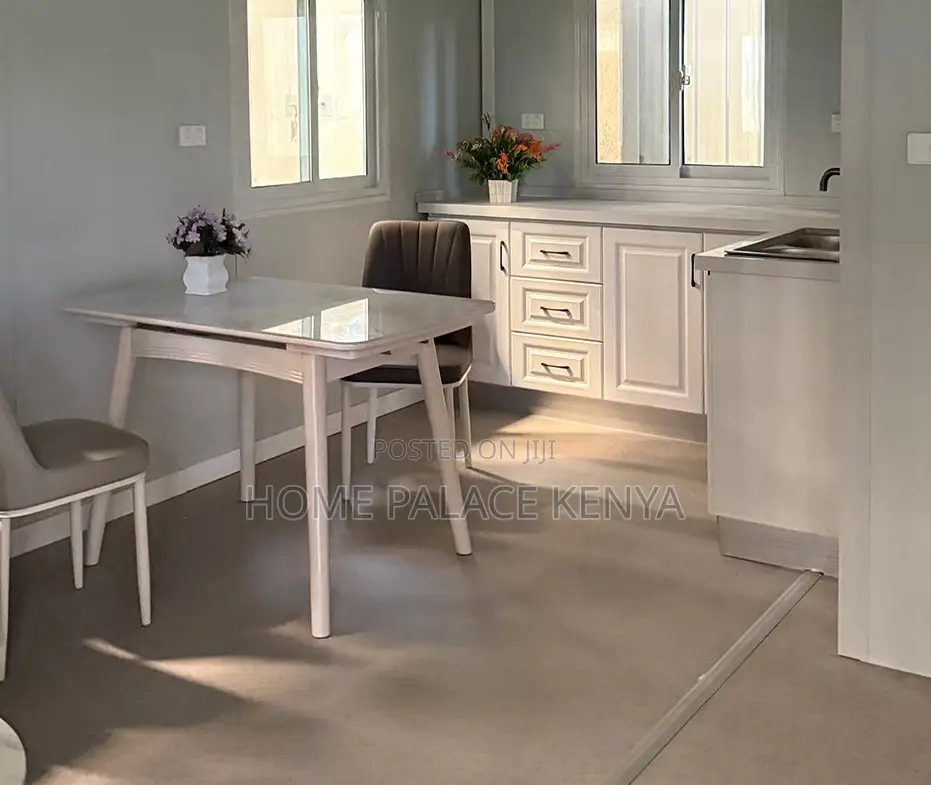Dining Table: Adjustable Extendable Marble Dining Table
