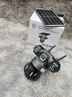 Triple Lens Wifi Solar CCTV Camera Outdoor PTZ Camera With Night Vison
