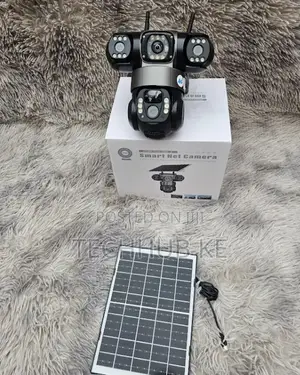 Wifi Triple-Lens Solar Camera Wireless Outdoor CCTV With Night Vision