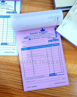Efficient Receipt Books