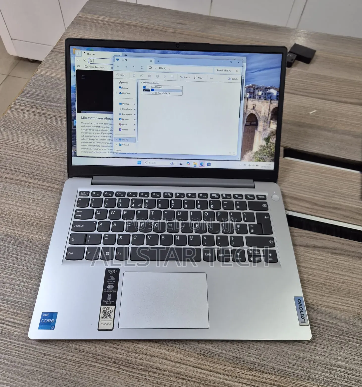 Laptop Lenovo IdeaPad 1 8GB Intel Core i3 SSD 512GB