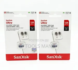 Sandisk Ultra 128gb Microsdxc Memory Card - 100mb/S Fast Speed.