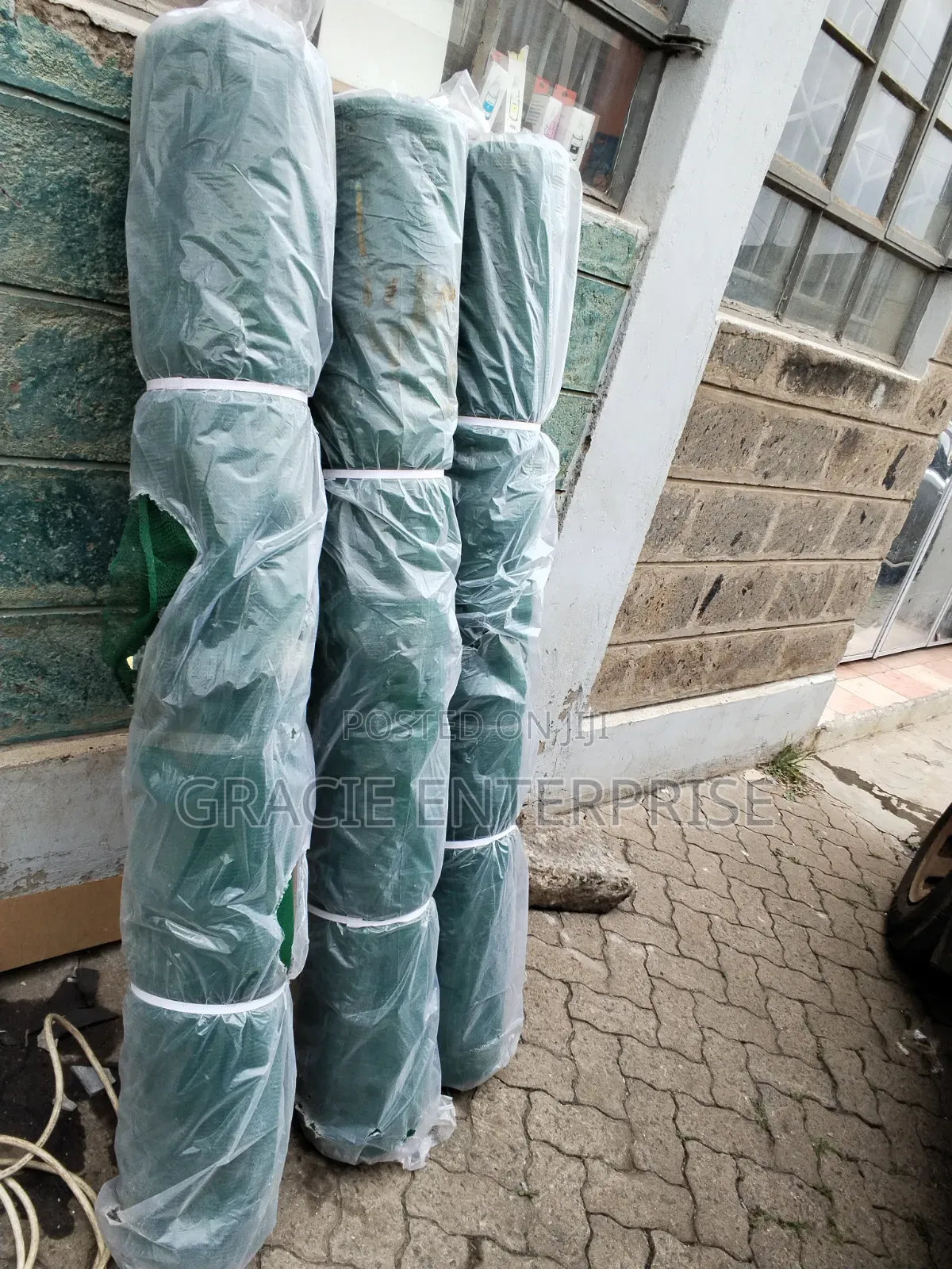 Dark Green Construction Net