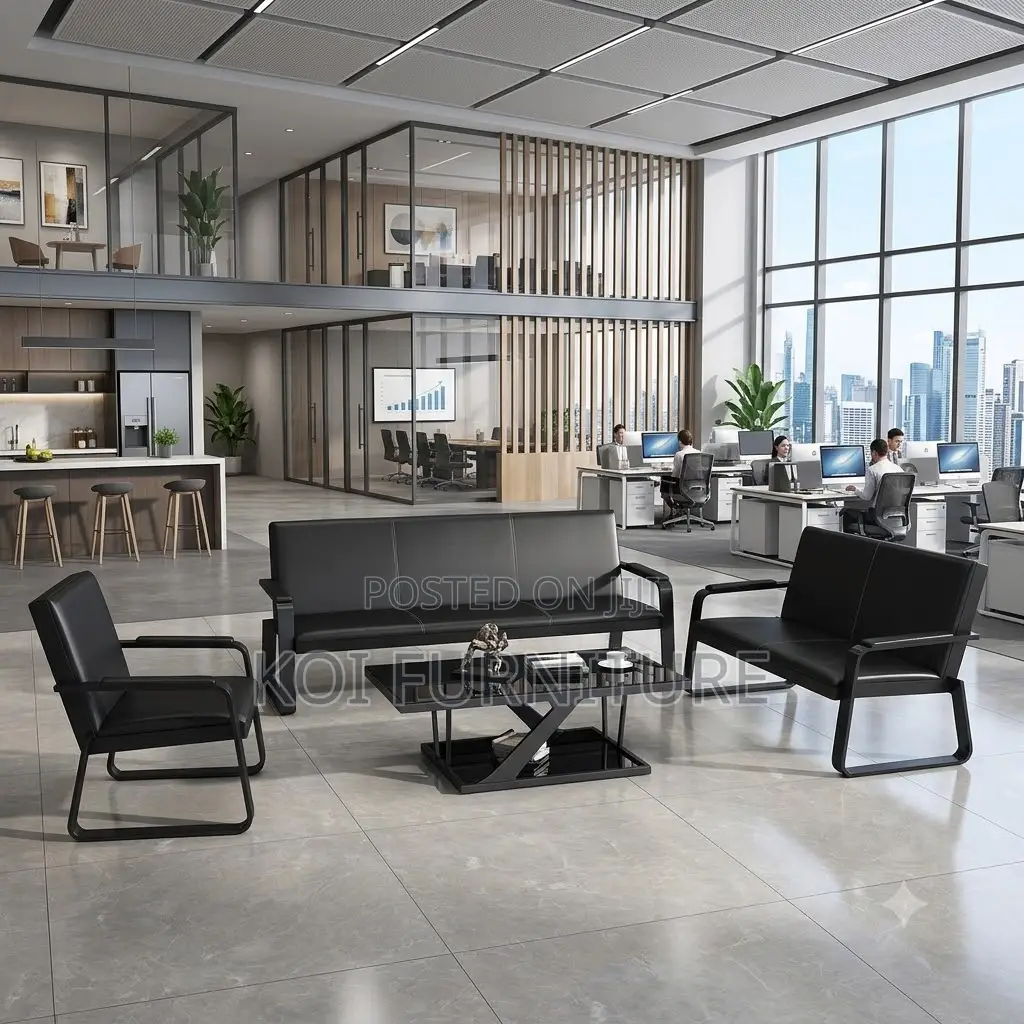 Office Sofa; Five Seaters Professional Office Executive Sofa Set