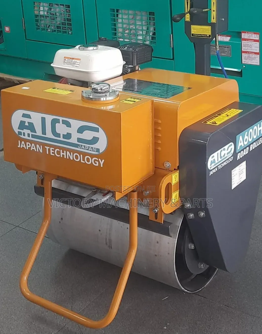 A600h Aico Japan Single Drum Roller With Honda Gx160 Engine