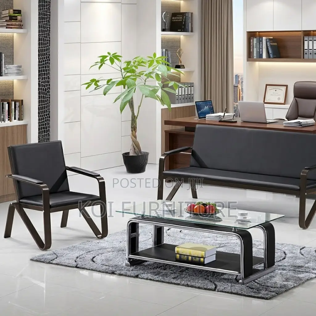 Office Sofa; Five Seaters Professional Office Executive Sofa Set