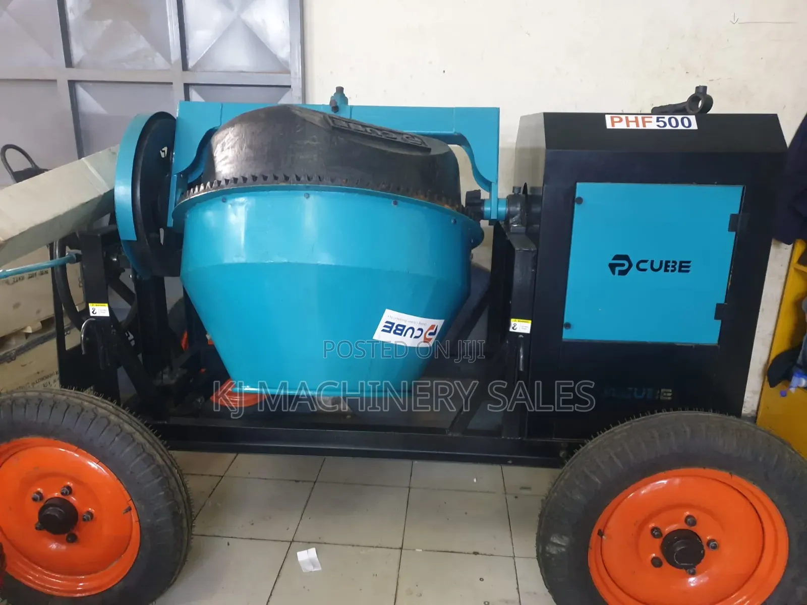 Cube Concrete Mixer 500l