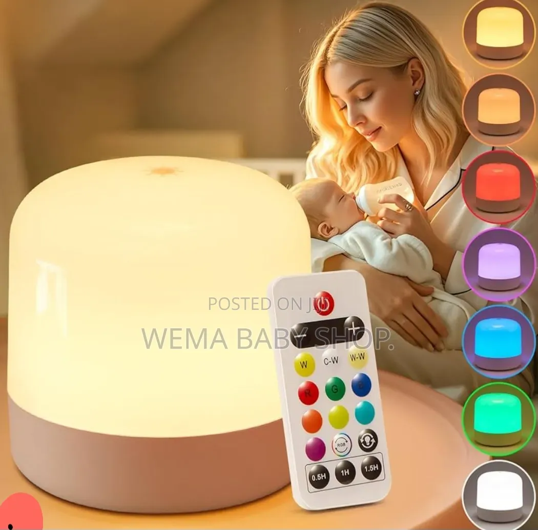 Remote Controlled 16-Color RGB Led Night Light/Nursing Night Light
