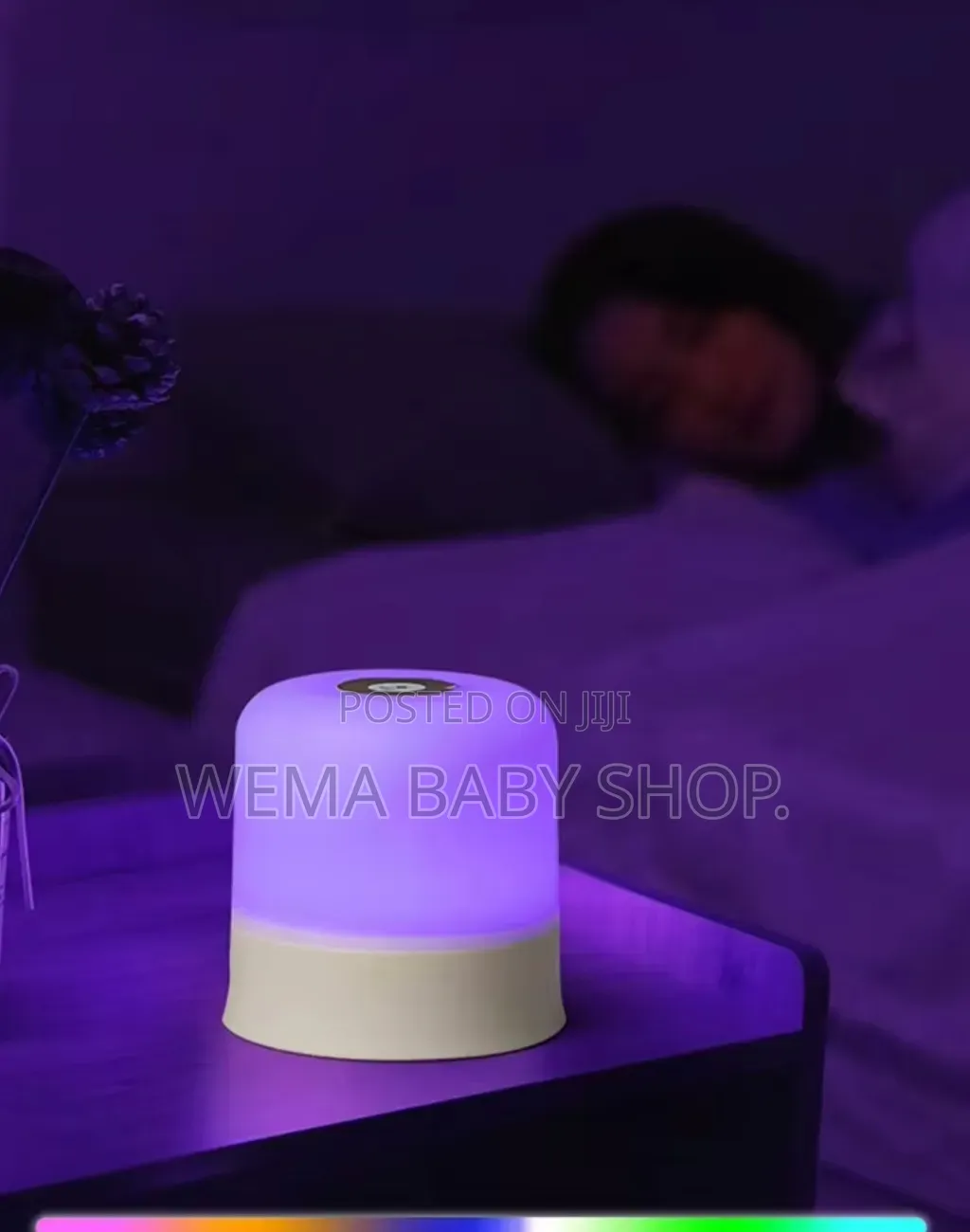 Remote Controlled 16-Color RGB Led Night Light/Nursing Night Light