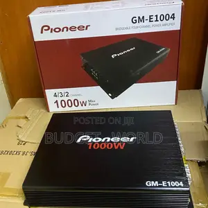Pioneer Ge-1004 High-Power 4-Channel Amplifier for Car Audio Systems