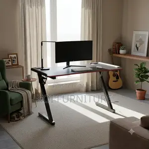 Office Desk; Home Gaming Studio Desks With Led Lights