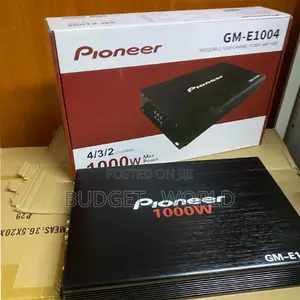 . Pioneer Ge-1004 Heavy-Duty 4-Channel Car Stereo Amplifier