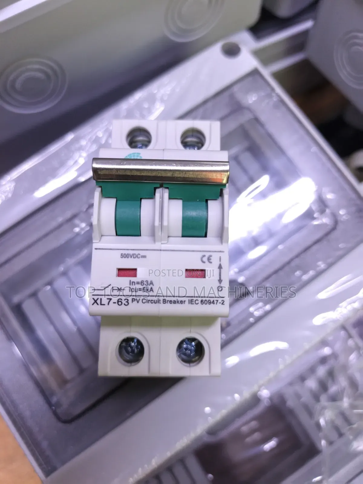 63 Amps Double Pole MCB Dc Circuit Breaker