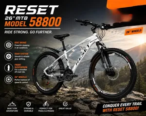 Reset 58800 Mountain Bike Features 26-Inch Wheels