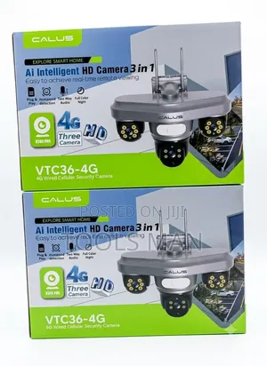Calus Vtc36-4g Triple Lens 4g Sim Outdoor Security Camera.