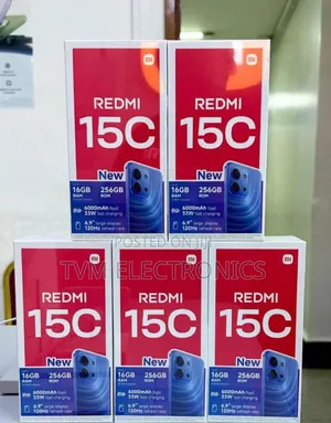 New Xiaomi Redmi 15C 4G 256 GB Black