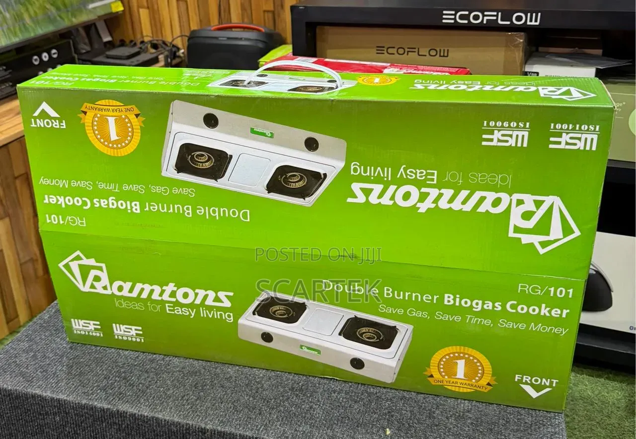 Ramtons Double Burner Gas Cooker