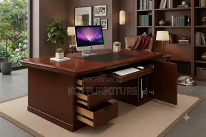 Office Desk; 1.2 Meters Supremacy Executive Mahogany Home Office Desks