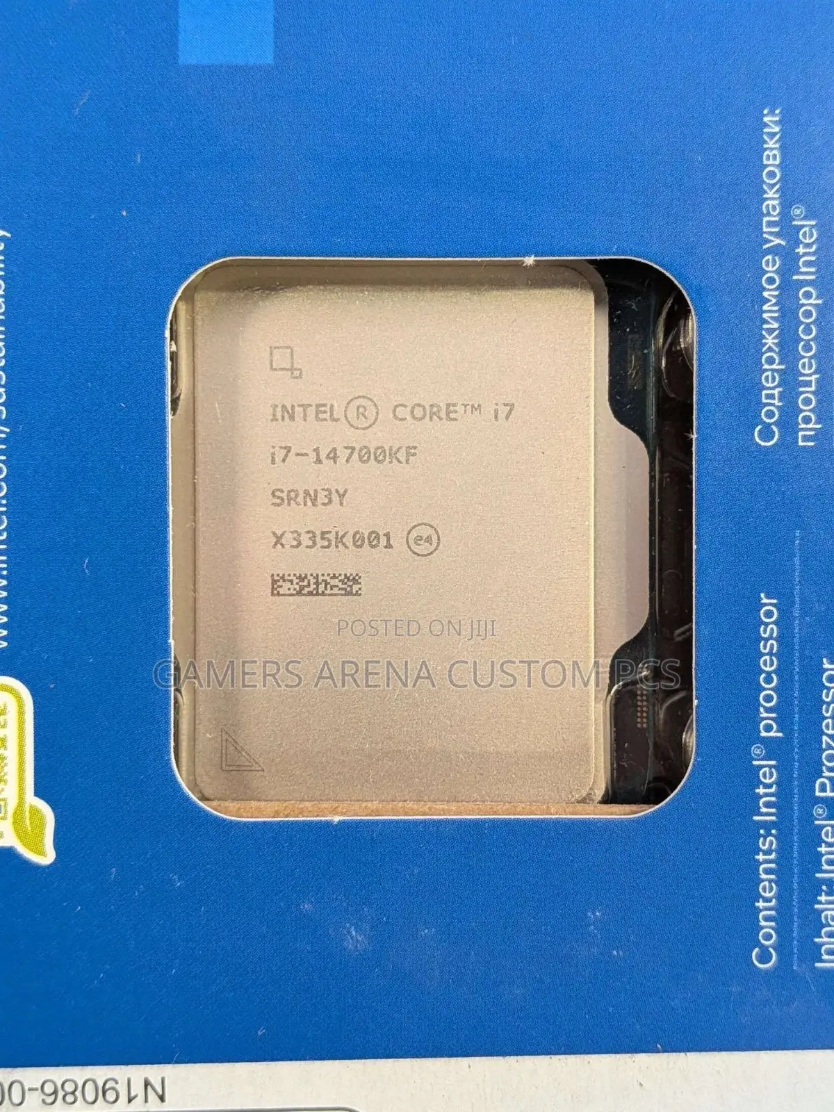 Intel Core I7 14700kf 20 Core Cpu Lga1700 Raptor Lake Processor
