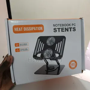 Steady Laptop Stands Available With Dual Fans and Cable
