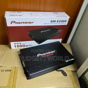 . Pioneer Ge-1004 Car Amplifier – Deep Bass and Crystal-Clear Sound