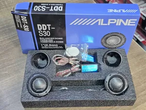 Alpine DDT-S30 Powerful 180watts Dome Tweeters With Capacitors- A Pair