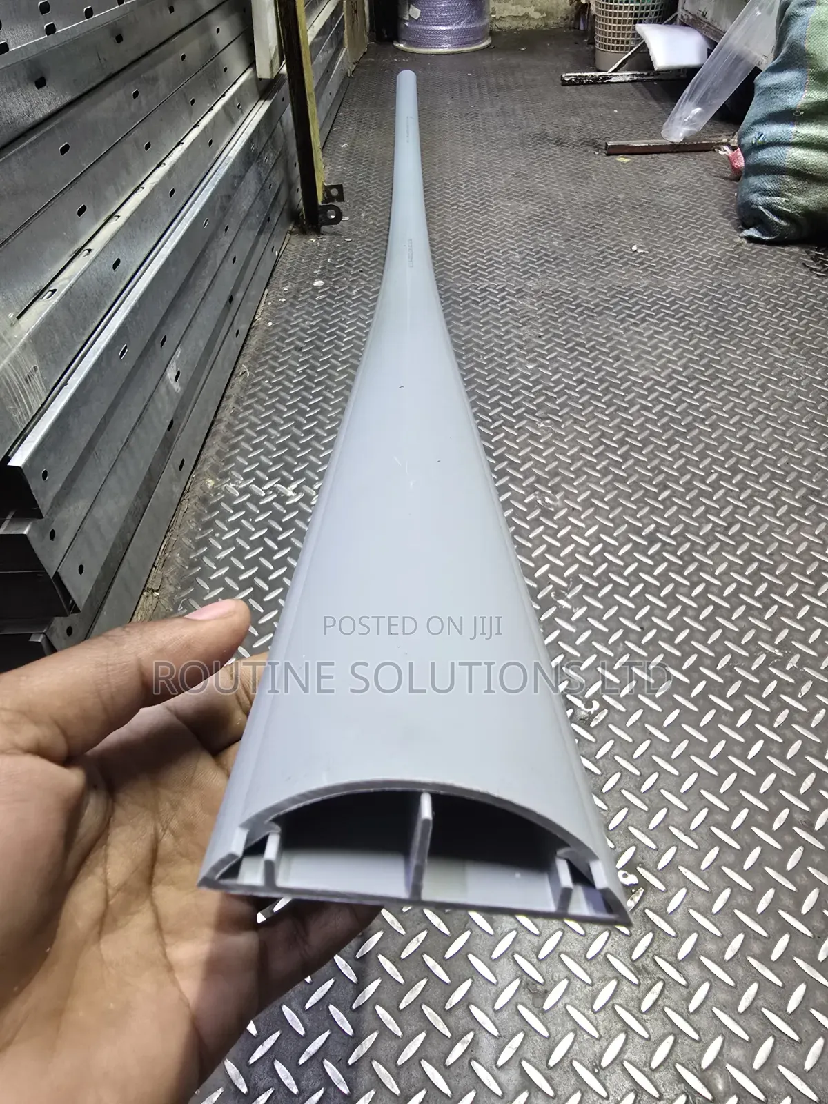 PVC Floor Trunking With Adhesive 2.8m (Cable Manager)