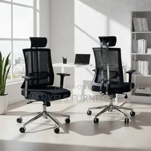 Ergonomic High-Back Office Chair – Mesh Chair With Lumbar Support
