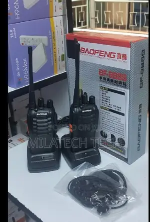 Baofeng Bf-888s Portable Two-Way Communication Radio With Charger