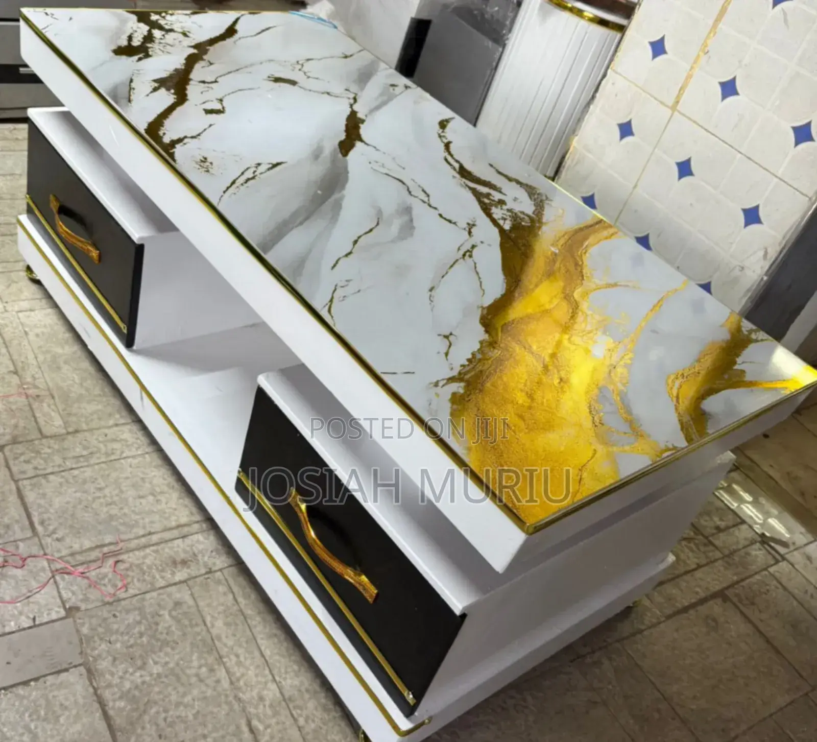 Executive White Coffee Table