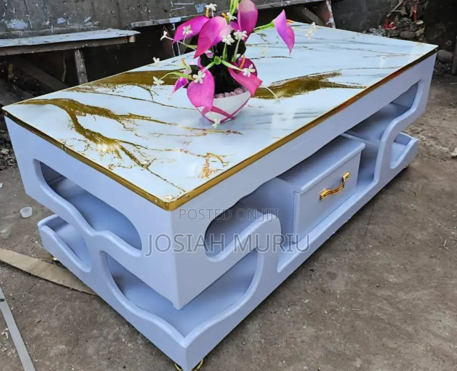 Executive Table With Marble Top