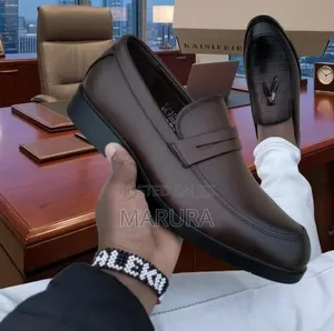 Leather Laceless Shoes