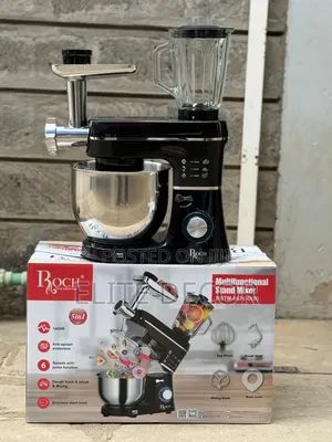 Roch 5 in 1 Multifunctional Stand Mixer – Powerful 1400w, Blender,