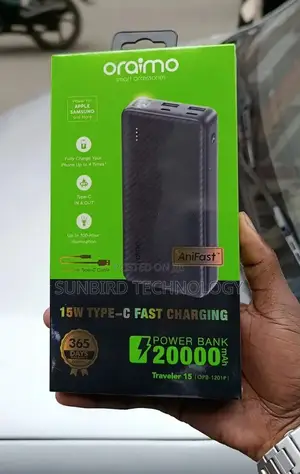 Oraimo Traveler 15 Powerbank 20,000mah Opb-1201p