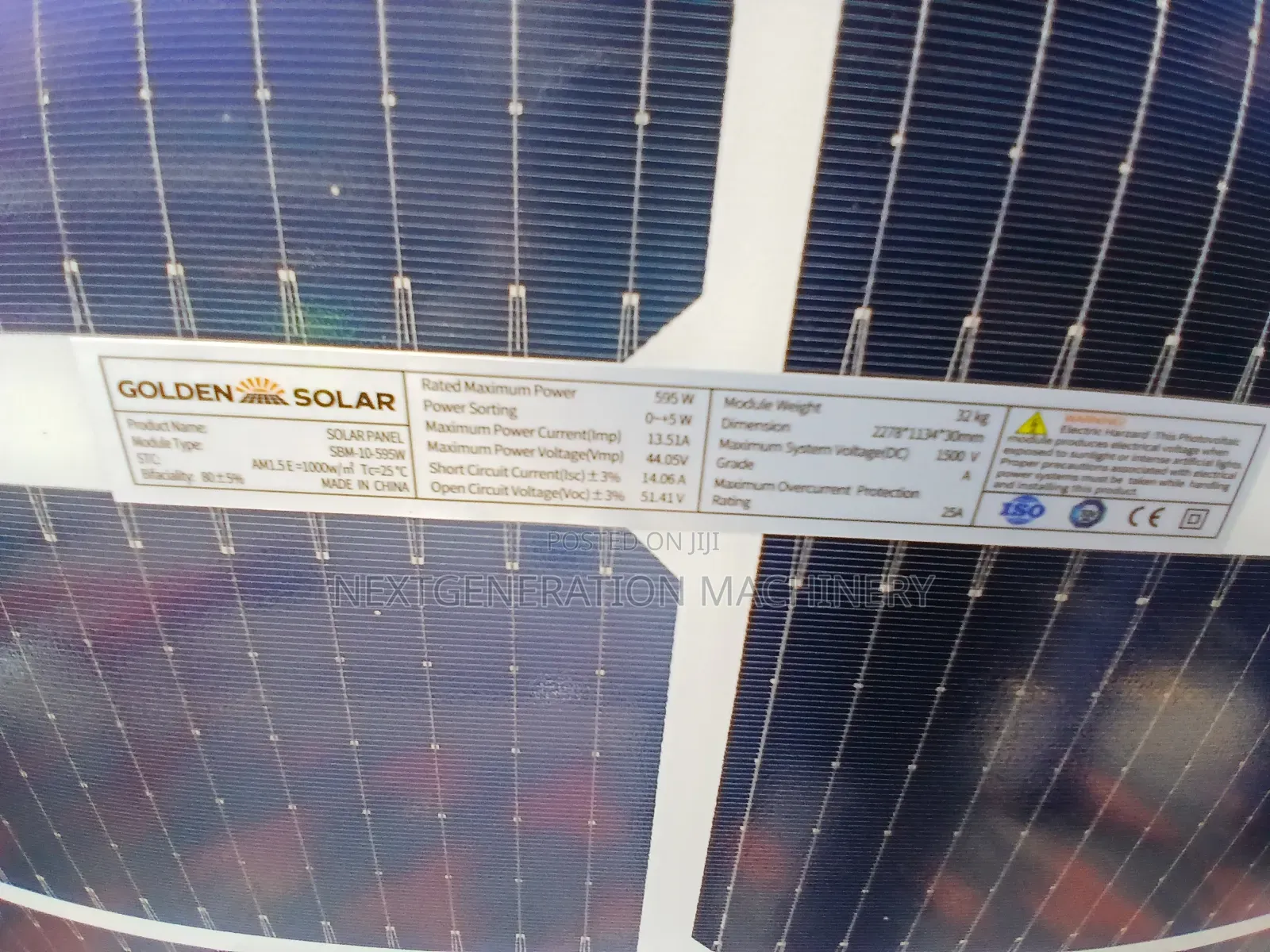 Solar Panel 595watts